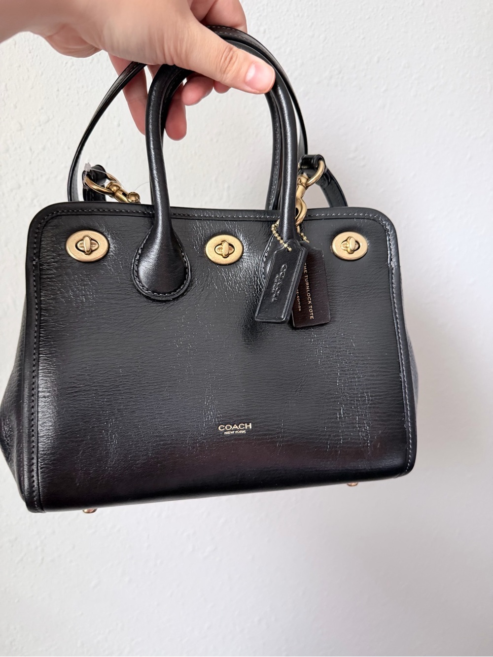 COACH Turnlock Tote Bag 22